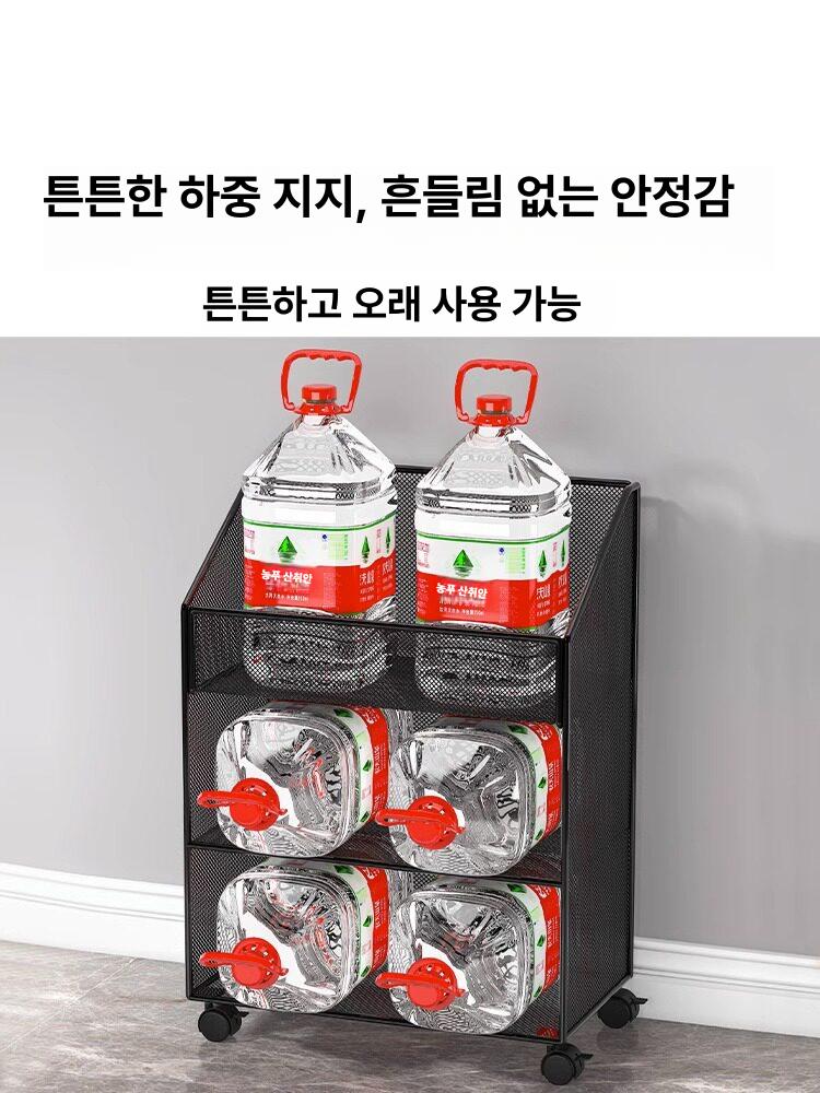투명 정리함 이동식서류함 오피스 파일박스 캐비닛 카트 수납형 문서함 분류 - 상세 이미지 5