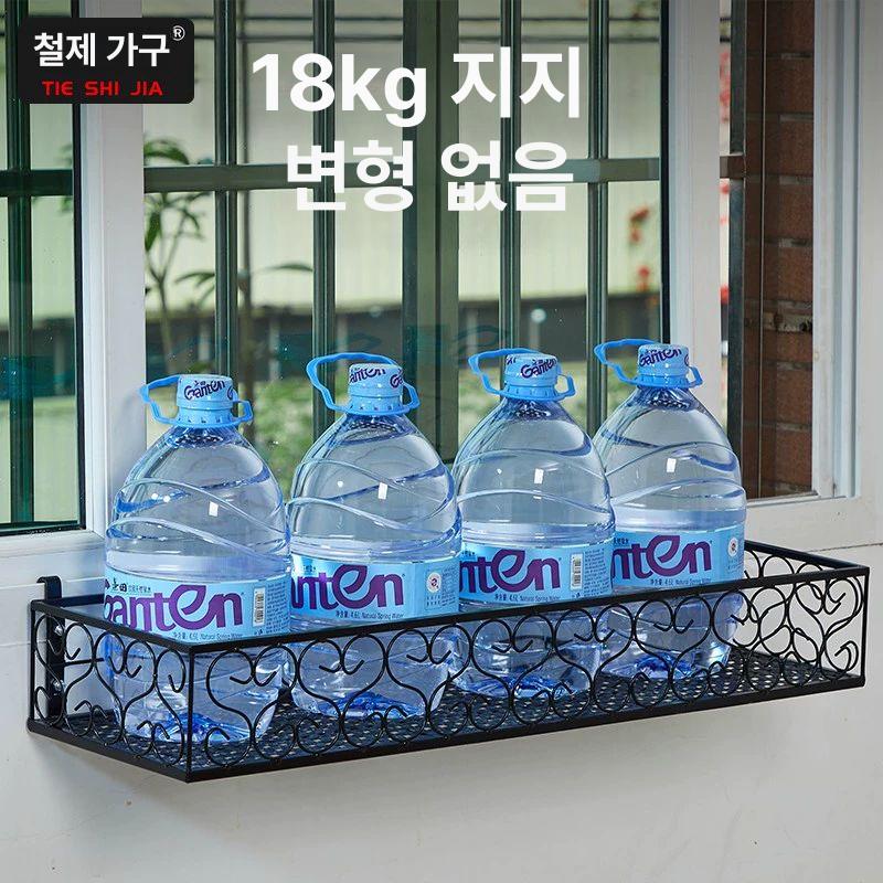 창틀 걸이 선반 바스켓 무타공 화분 베란다 창문 철제 - 상세 이미지 5