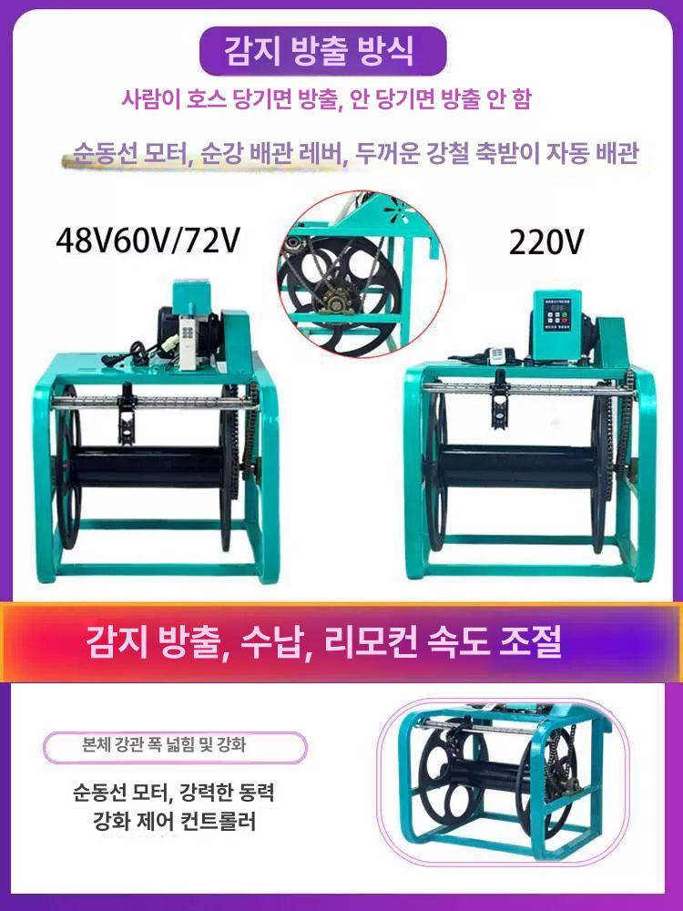 자동릴호스 호스릴 물호스 벽걸이 급수 가정용 고압호스 호수 권선기 - 상세 이미지 3