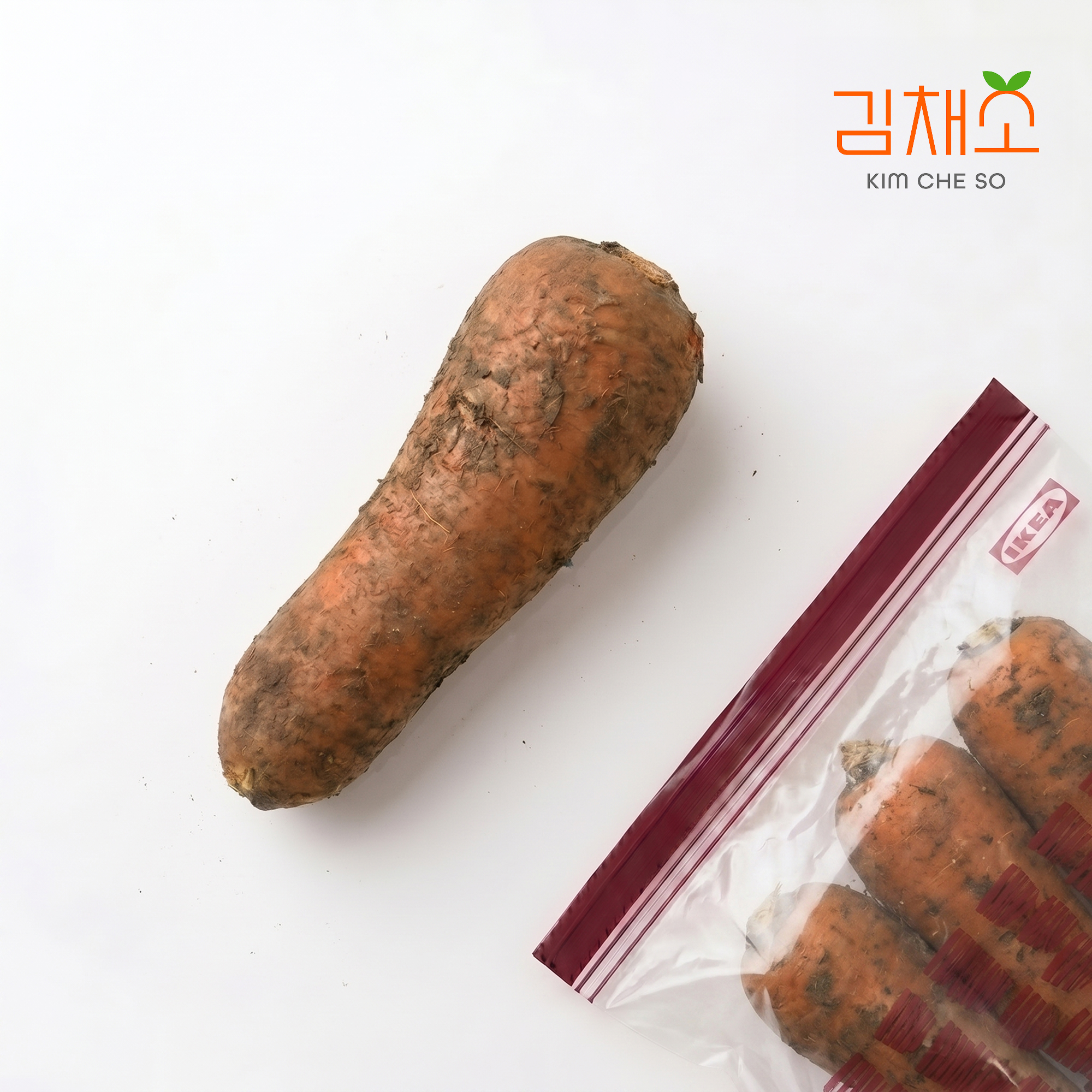 김채소 산지직송 국내산 단맛가득 흙 당근 대, 400g, 1개 - 상품 이미지