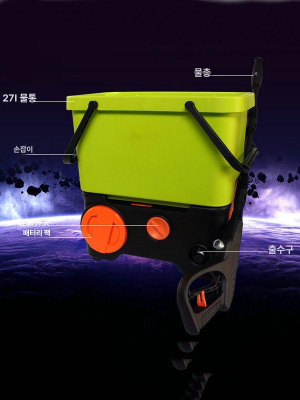 배터리 무선고압세척기 분사기 가정용 세차기 차량 리튬 무선세차건 세차용 이고파워 - 상세 이미지 3