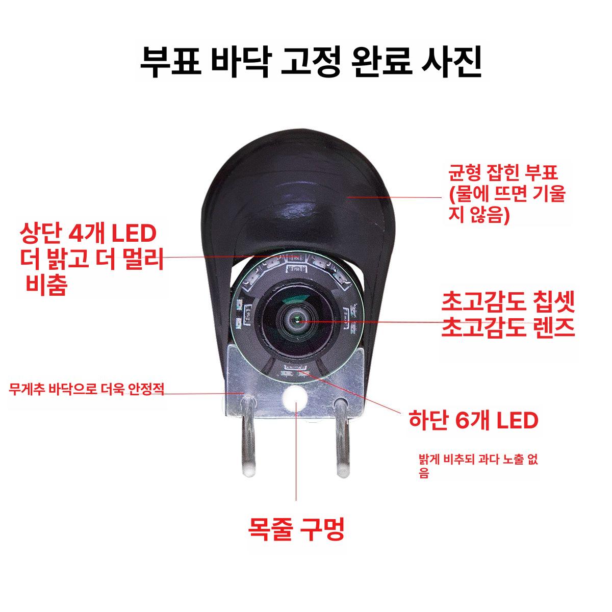 소형 모니터 어군탐지기 고화질 어탐기 낚시 물고기 수중캠 - 상세 이미지 4