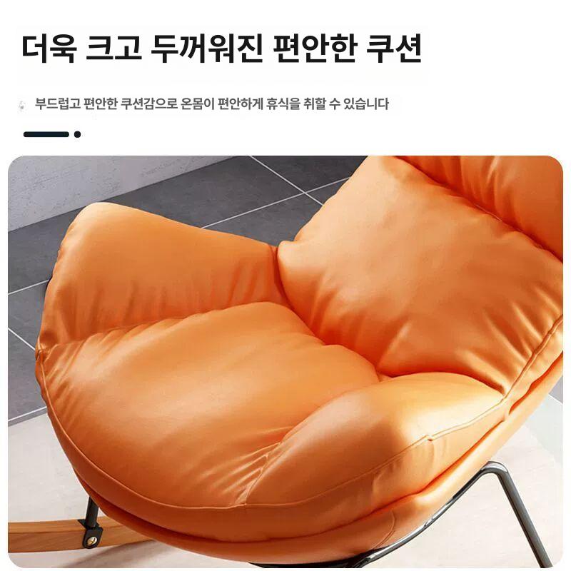 1인용 윙체어 안락의자 패브릭소파 암체어 일인용 벨벳 미드센츄리 일인쇼파 - 상세 이미지 5