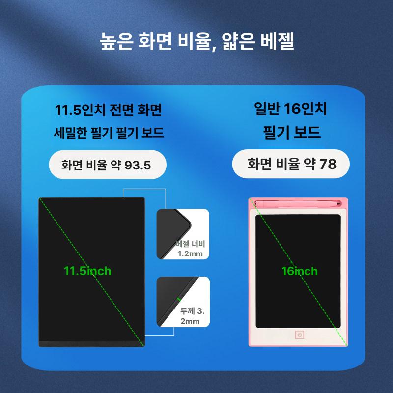 전자 노트 태블릿 내구성 초슬림 디지털 펜 디스플레이 드로잉패드 필기용 - 상세 이미지 3