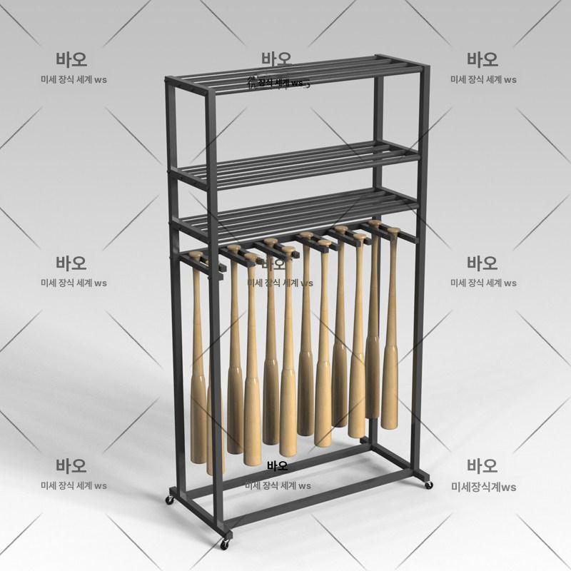 홀더 야구배트거치대 진열대 랙 벽걸이 수납대 보관함 야구장비 배트걸이 보관대 받침 - 상세 이미지 4
