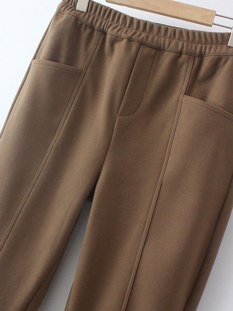 할머니옷 가을 엄마옷 바지 여성옷 항아리 할머니바지 패딩바지 꽃무늬 - 상세 이미지 3