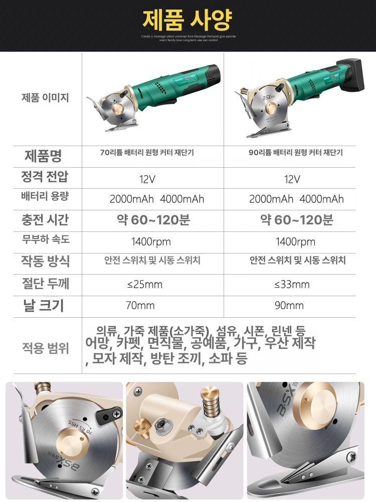 무선 포대미싱기 충전식 휴대용 손봉기 핸디 재봉기 재봉틀 가정용 바느질 기본형 - 상세 이미지 4