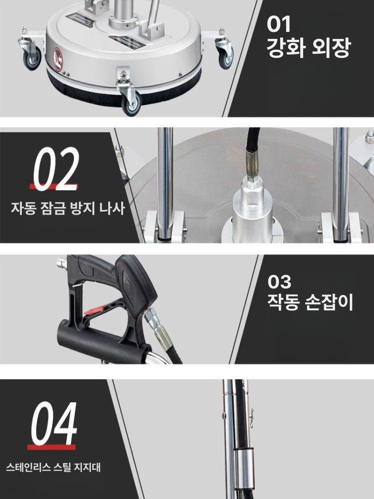 이동식 엔진고압세척기 펌프 업소용 전기 청소 워터건 초고압 산업용세차기 가솔린 - 상세 이미지 4