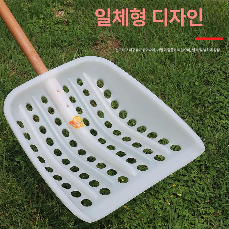 농업용 삼태기 쓰레받이 고르개 채반 대형삽 플라스틱 자갈 땅콩 - 상세 이미지 4