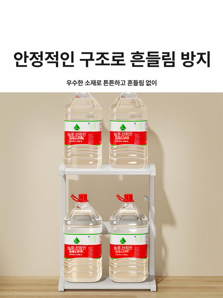 이동형 정리함 스탠드 이동식 수납함 카트 거치대 틈새 바퀴 홀더 다용도 트롤리 조절 - 상세 이미지 5