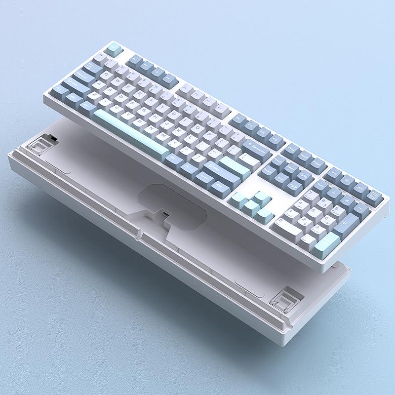 저소음 키보드 RGB 사무용 한글 사무실 체리 풀윤활 앱코 커세어 핫스왑 게임용 - 상세 이미지 4