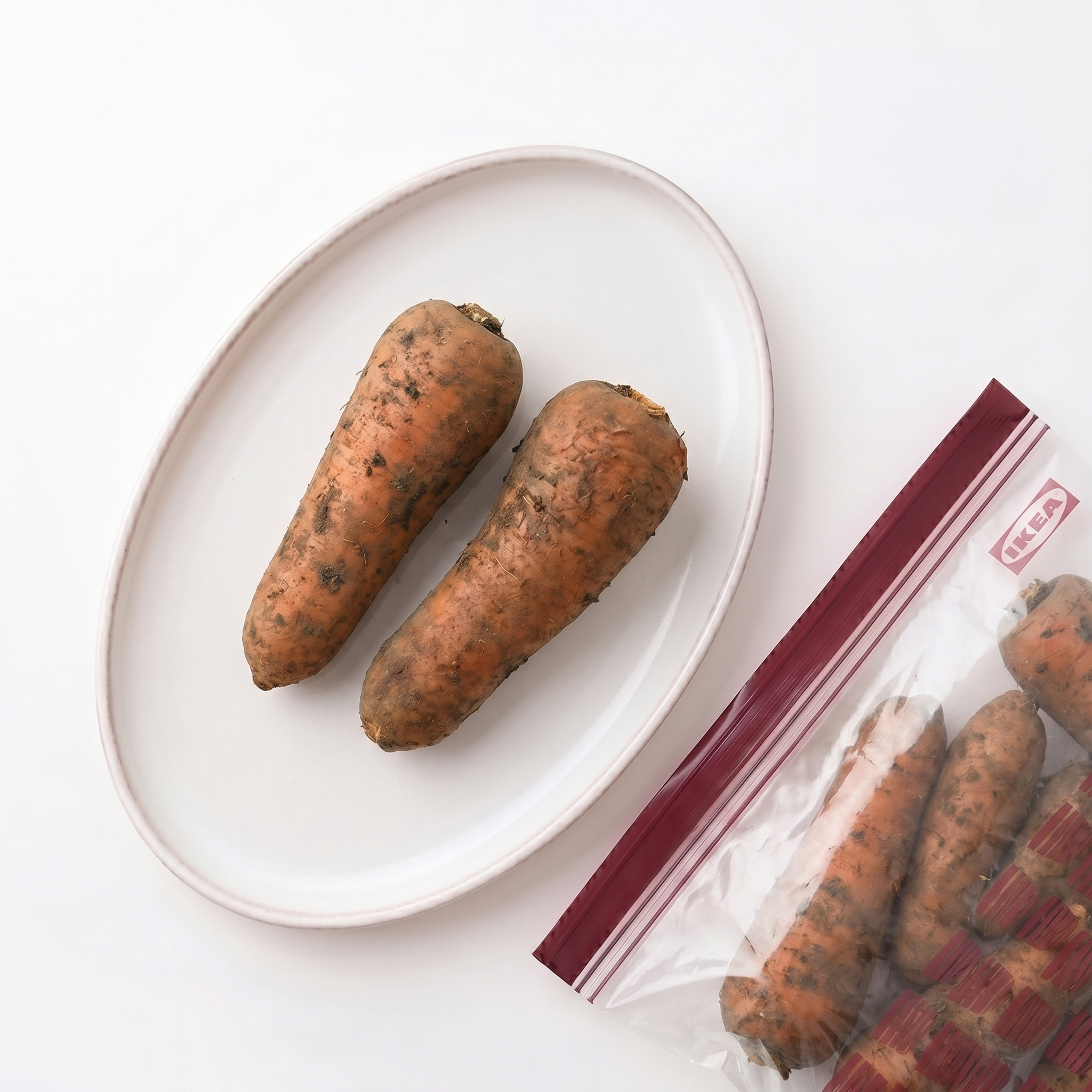 김채소 산지직송 국내산 단맛가득 흙 당근 중, 400g, 1개 - 상품 이미지