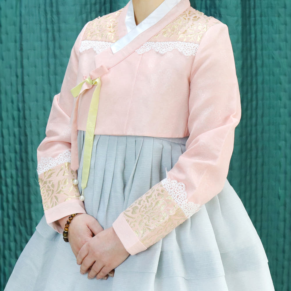궁 한복대여 여성 하객 결혼식 혼주 피로연 한복 렌탈 62번 - 상세 이미지 2