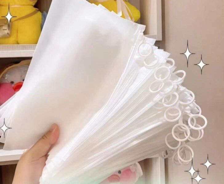 PE지퍼백 슬라이드 반투명 지퍼락 포장 패키지 봉투 - 상품 이미지