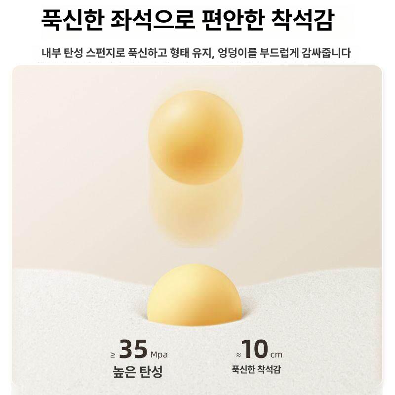 회전 우레탄의자바퀴 등받이 가구 원형 가정용 캐스터 체어 조절 홈 휠 - 상세 이미지 4