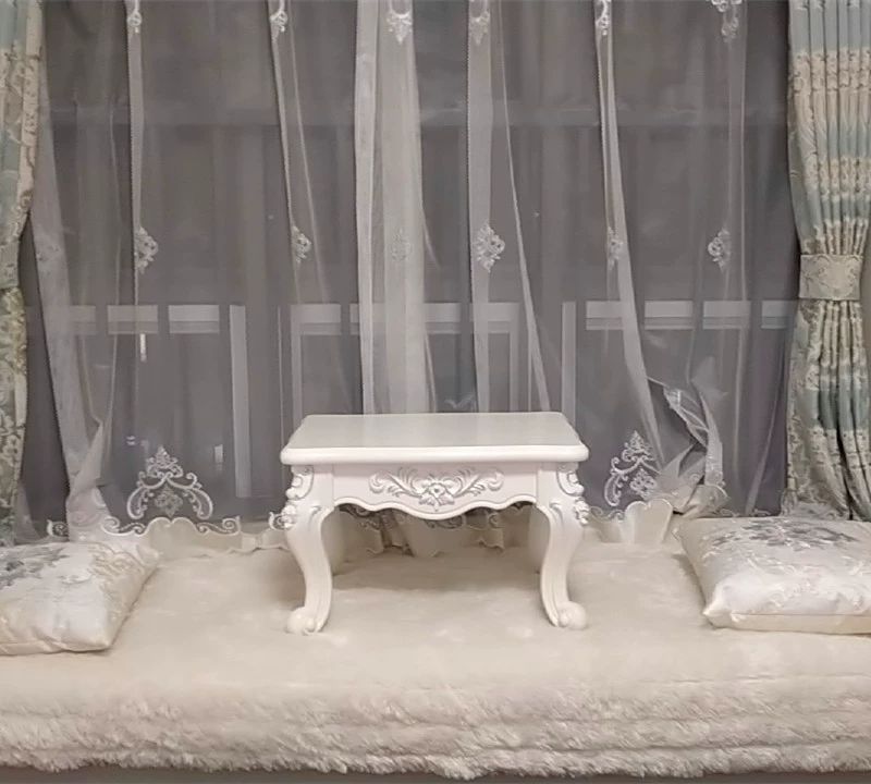 소형 탁자 엔틱 고급 원형 가구 빈티지 심플 앤틱 컨트리 거실테이블 북유럽풍 럭셔리 - 상세 이미지 3
