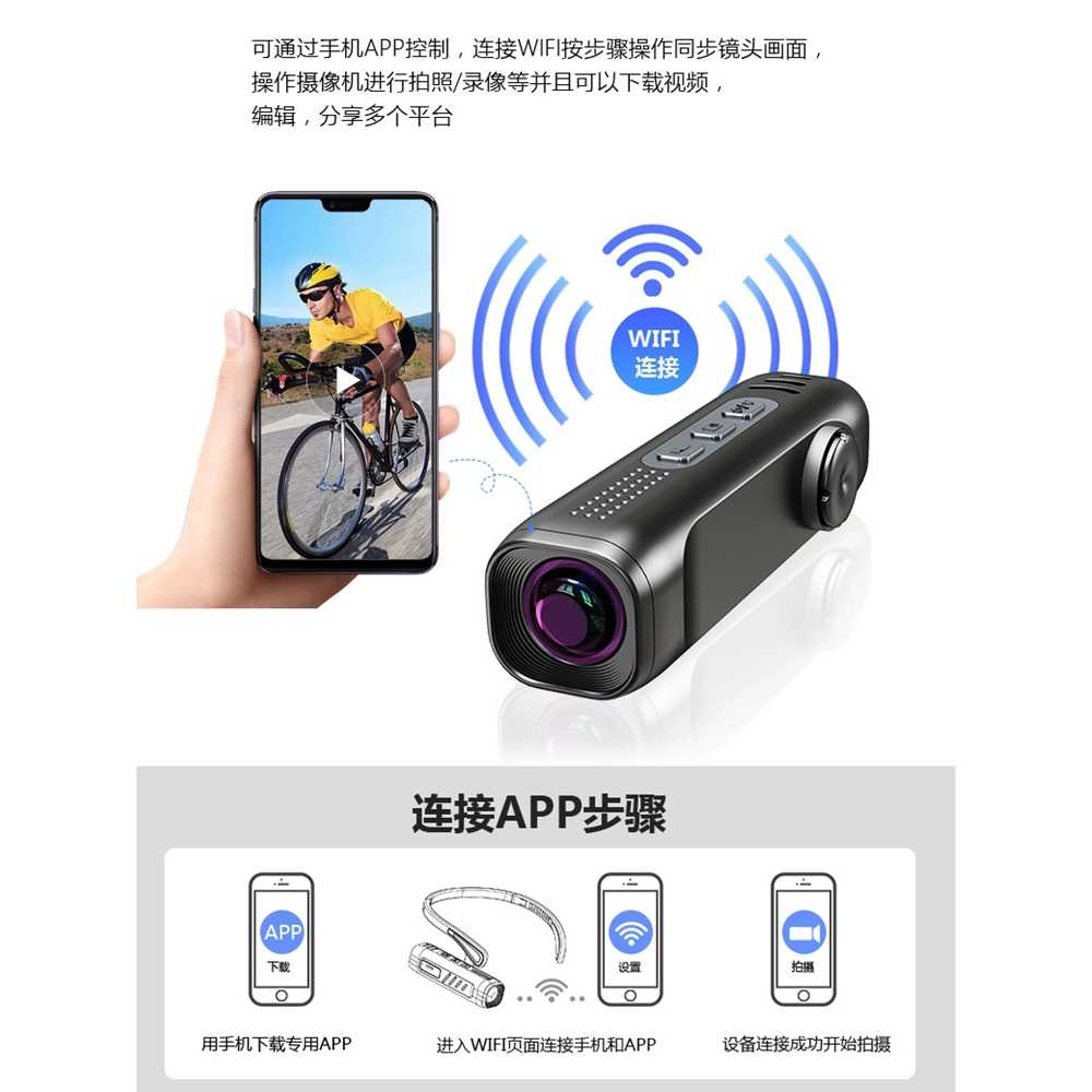 헤드캠 소형 카메라 라이딩 실시간 용 무선감시 CCTV 이미지 7