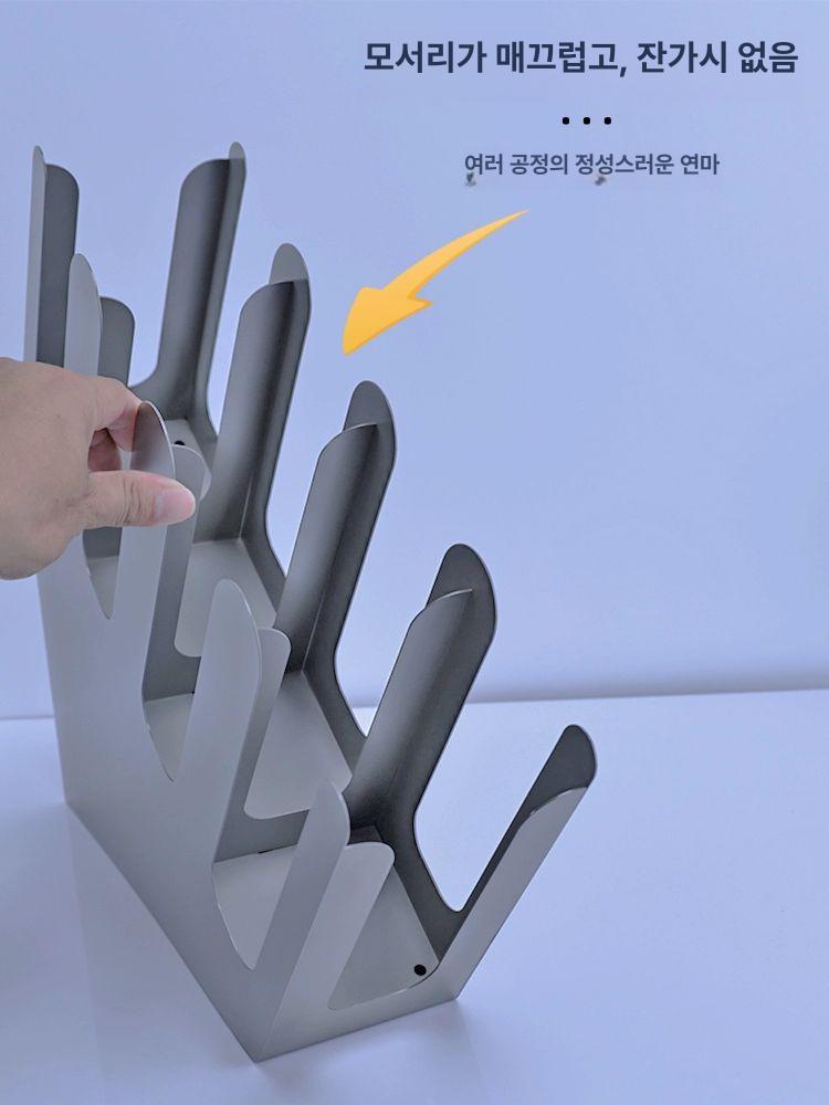 정리대 컵홀더 플랫 수납함 보관 거치대 업소용 컵꽂이 커피 무인카페 진열 - 상세 이미지 2