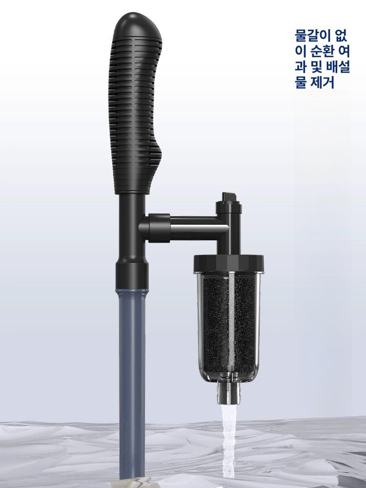 청소기 모래필터 물갈이 어항 전동사이펀 수조 모래 교환기 - 상세 이미지 4