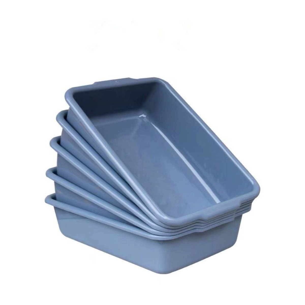 사각 양동이 대용량 업소용 청소 저장 산업용 용기 대형물통 투명 농사 식당용 - 상품 이미지