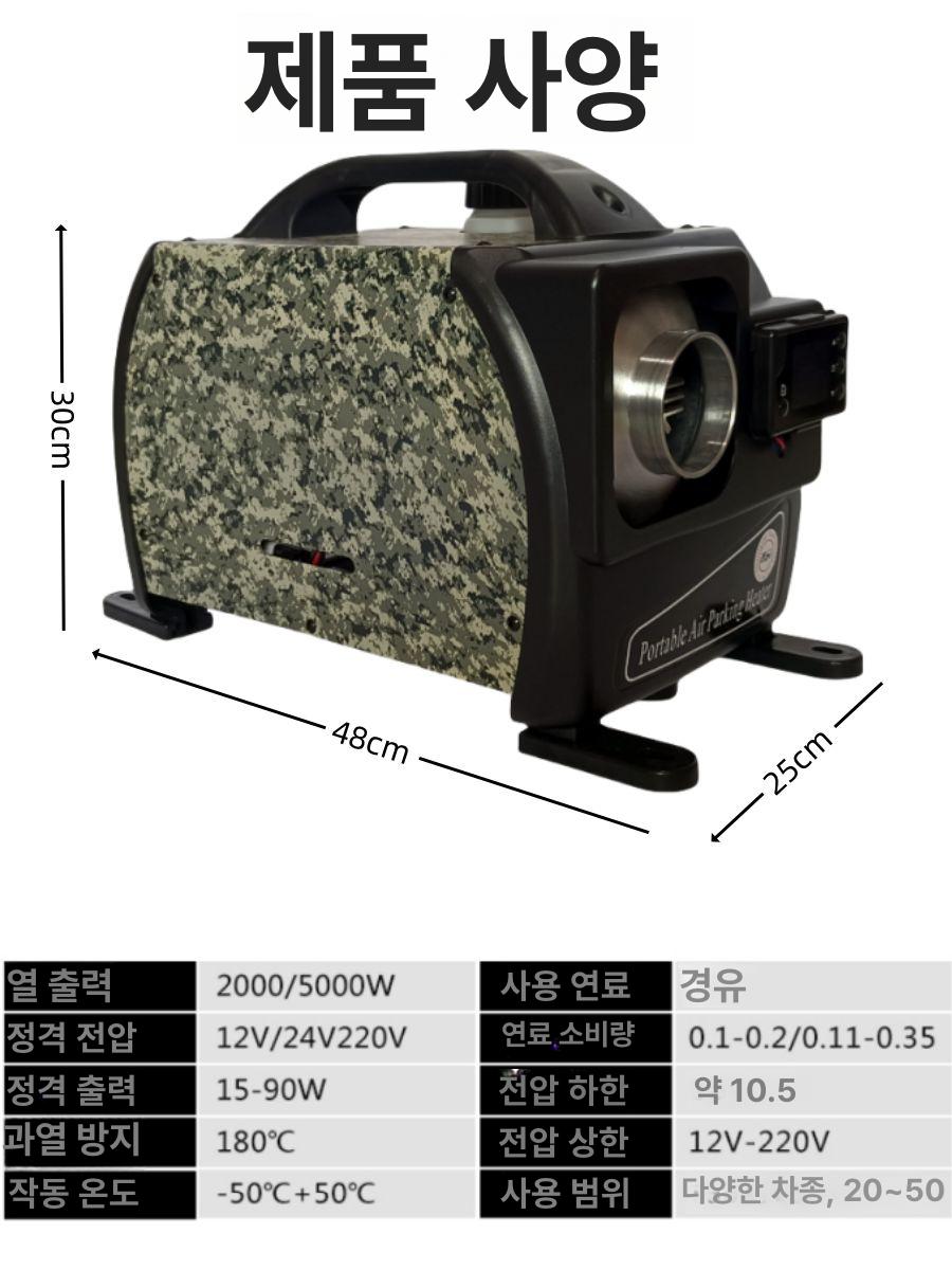 히터 휴대용발전기 야외 인버터 충전 캠핑용 비상용 전력 조용한 휘발유 배터리 - 상세 이미지 2