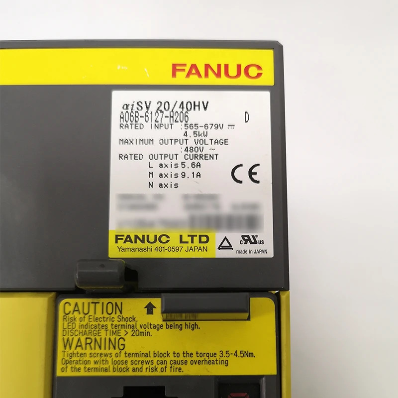 A06B-6127-H206 Fanuc 서보 증폭기 리퍼 완료 A06B6127H206