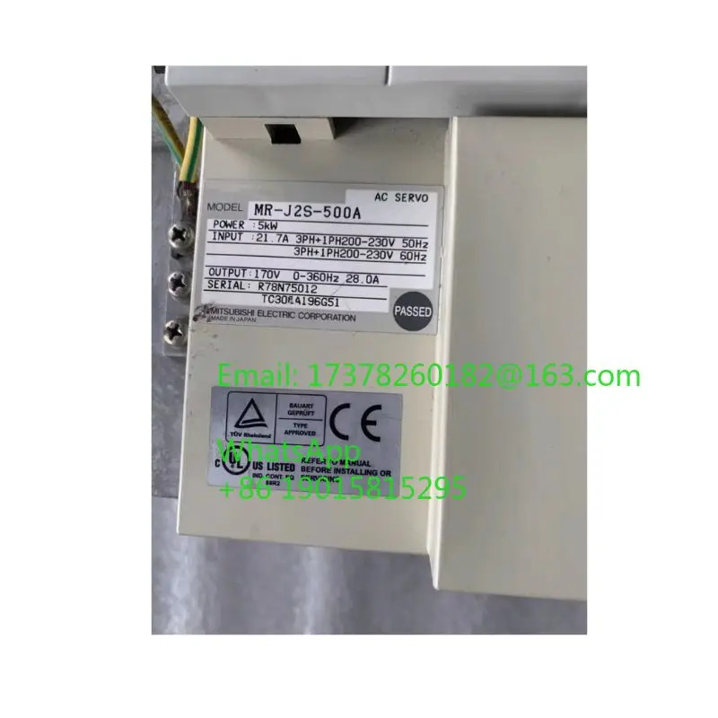 MR-J2S-500A 리퍼 서보 드라이브 정상 기능 완료