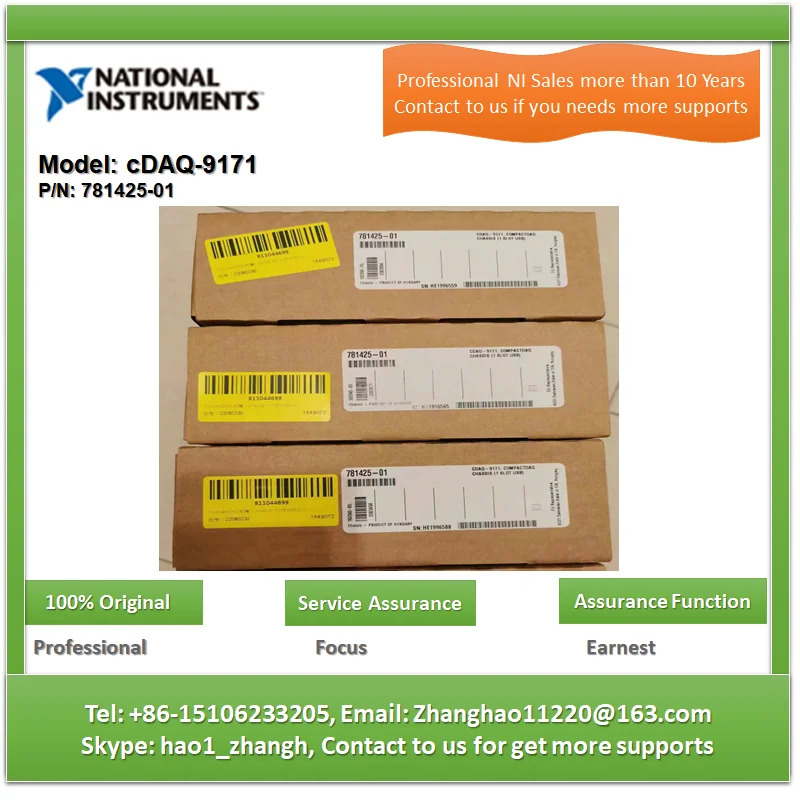 NI cDAQ-9171 781425 -01 USB CompactDAQ1-슬롯