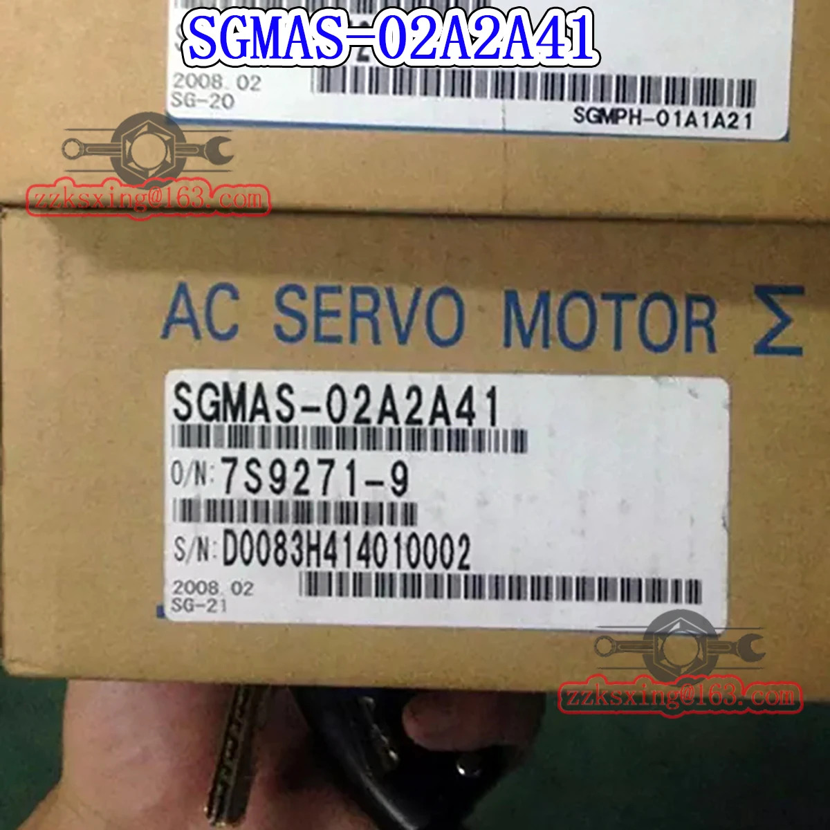 오리지널 AC 서보모터 신 SGM호환AS-02A2A41