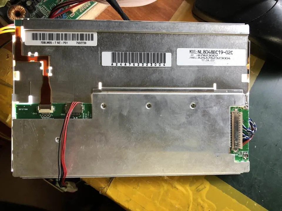 NL8048BC19-02C LCD 디스플레이 스크린 패널 7 인치
