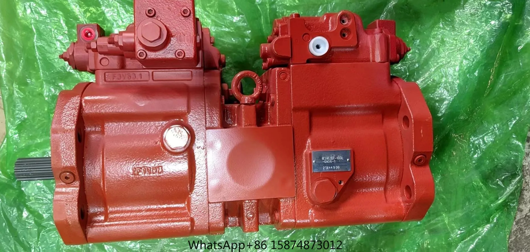K3VG63-12NR-10L3 KPM 굴삭기 유압 피스톤 펌프 오일 K3V63DT-P100R-0E01-1 K3V63DT-1D0L-GN36-1