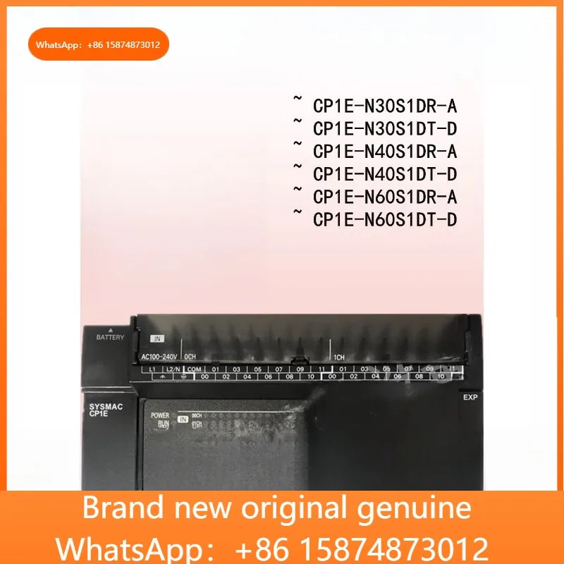 PLC CP1E-N30S1DR-A/N30S1DT-D/N40/DT/N60/NA20DT-D/CPUY1