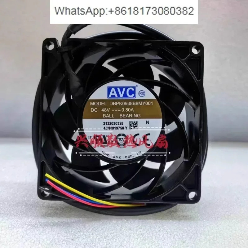 9038 알루미늄프레임 주파수 변환기 냉각팬 DBPK0938B8MY001 C 48V 0.80A 신