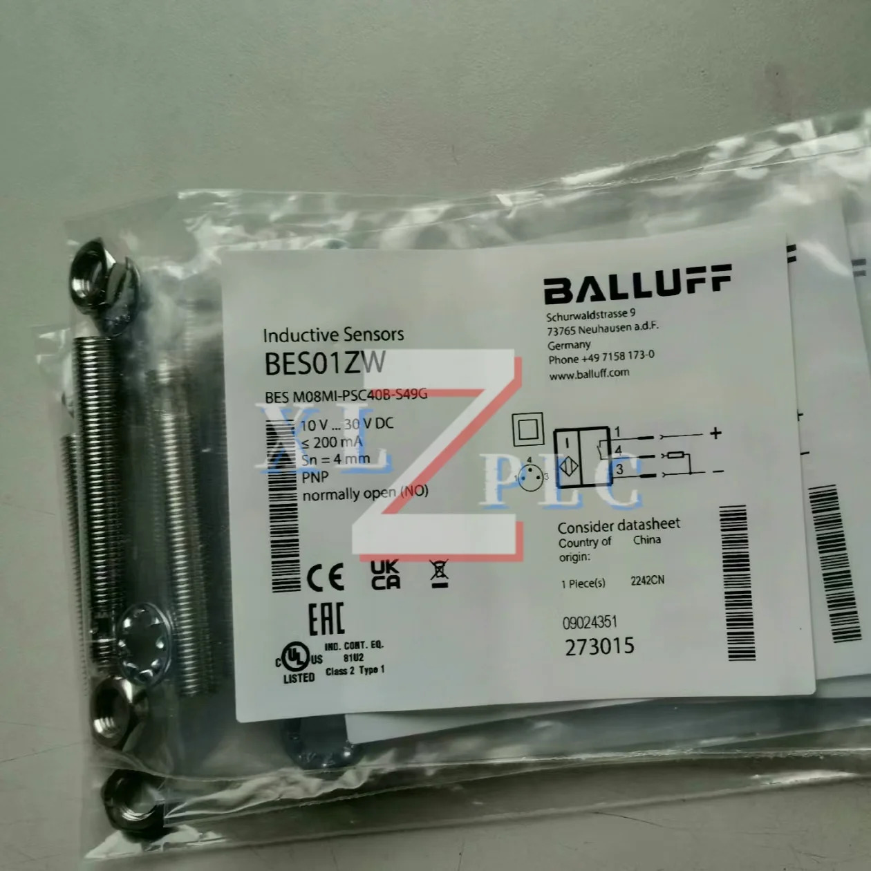 유도 센서 원본 BES M08MI-PSC40B-S49G
