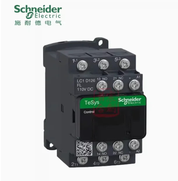 SCHNEIDER DC 접촉기 LC1D126FL 코일 전압 DC110V