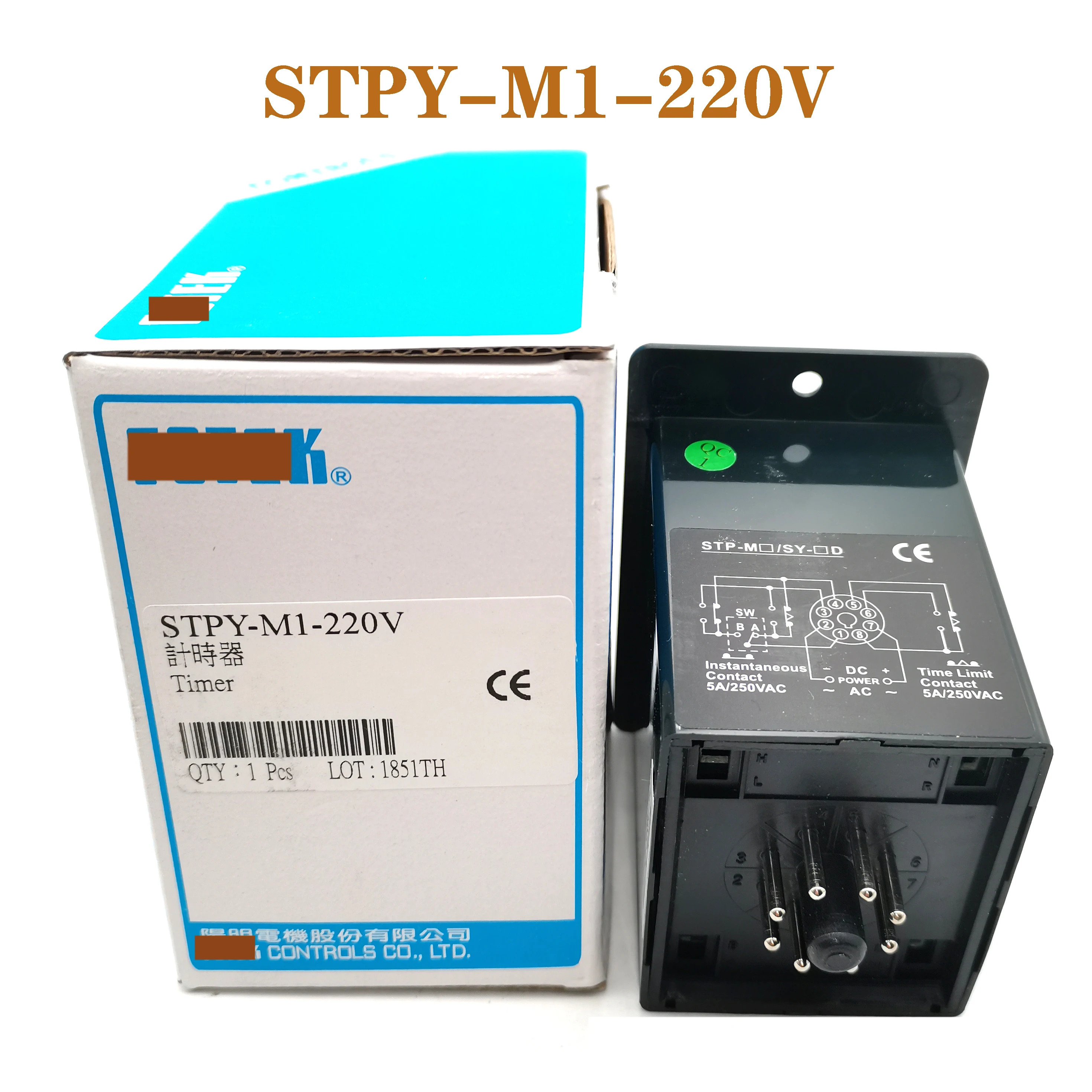 STPY-M1-220V 오리지널 타이머 타임 릴레이 포장 신