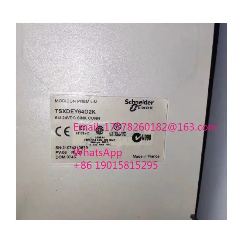 리퍼 TSXDEY64D2K PLC 모듈 완료