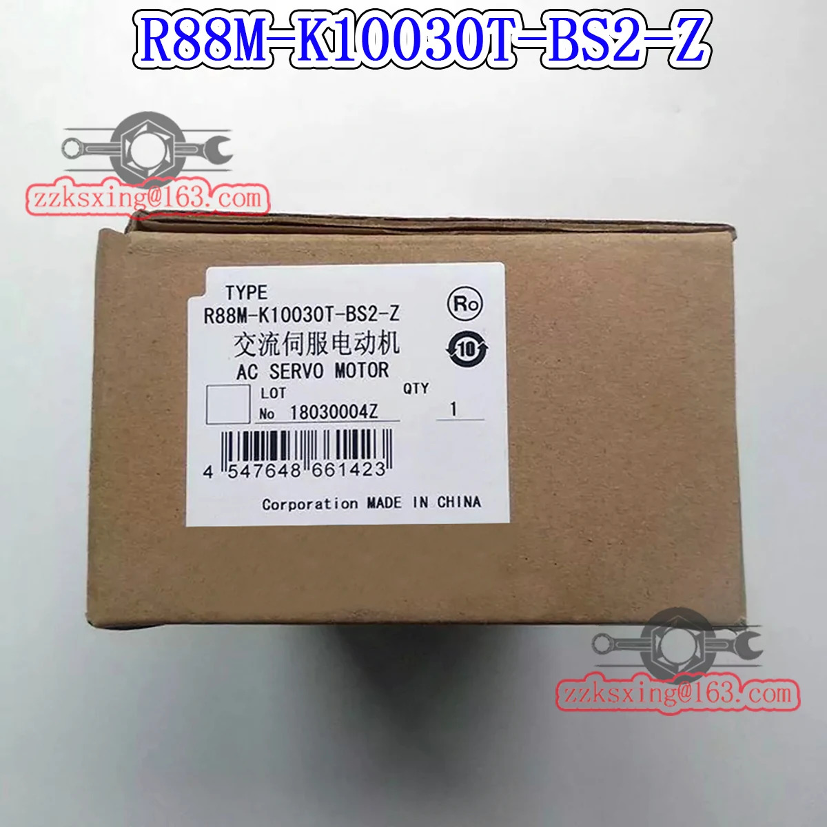 오리지널 AC 서보모터 신 R88M-K10030T-BS2-Z