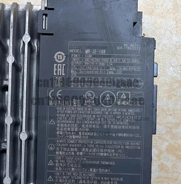 MR-JE-10B 드라이버 100W 3AC/AC200-240V 0.9A/1.5A 50/60Hz 리퍼 완료 OK