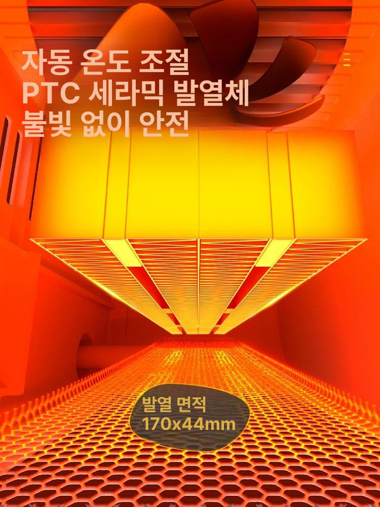 난방기 소형히터 가정용 난로 사무실 화장실 실내 욕실온풍기 팬히터 소형열풍기 - 상세 이미지 2