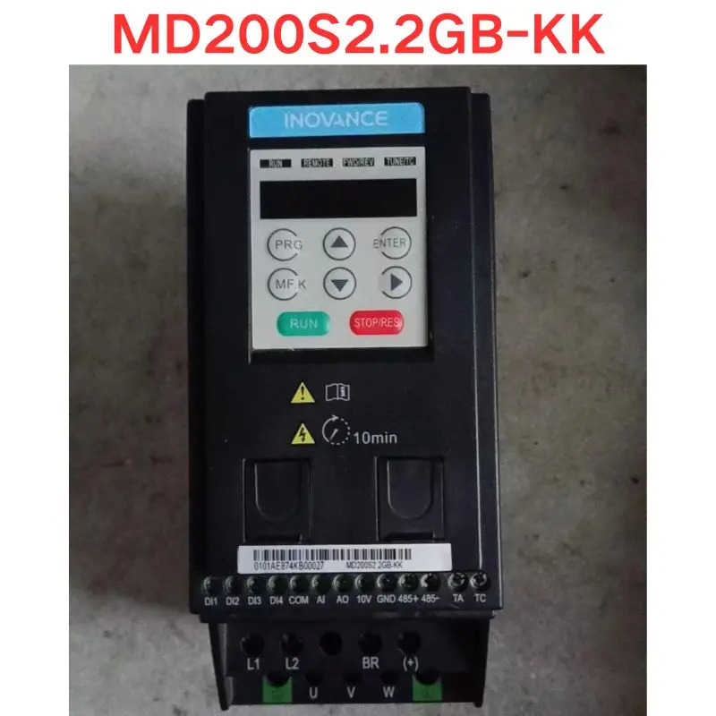 리퍼 Inovance MD200S2.2GB-KK 주파수 변환기 2.2KW 기능 OK