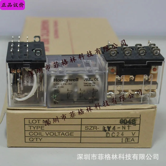 실물 하니웰 HONEYWELL 중계전기 SZR-LY4-N1 DC24V