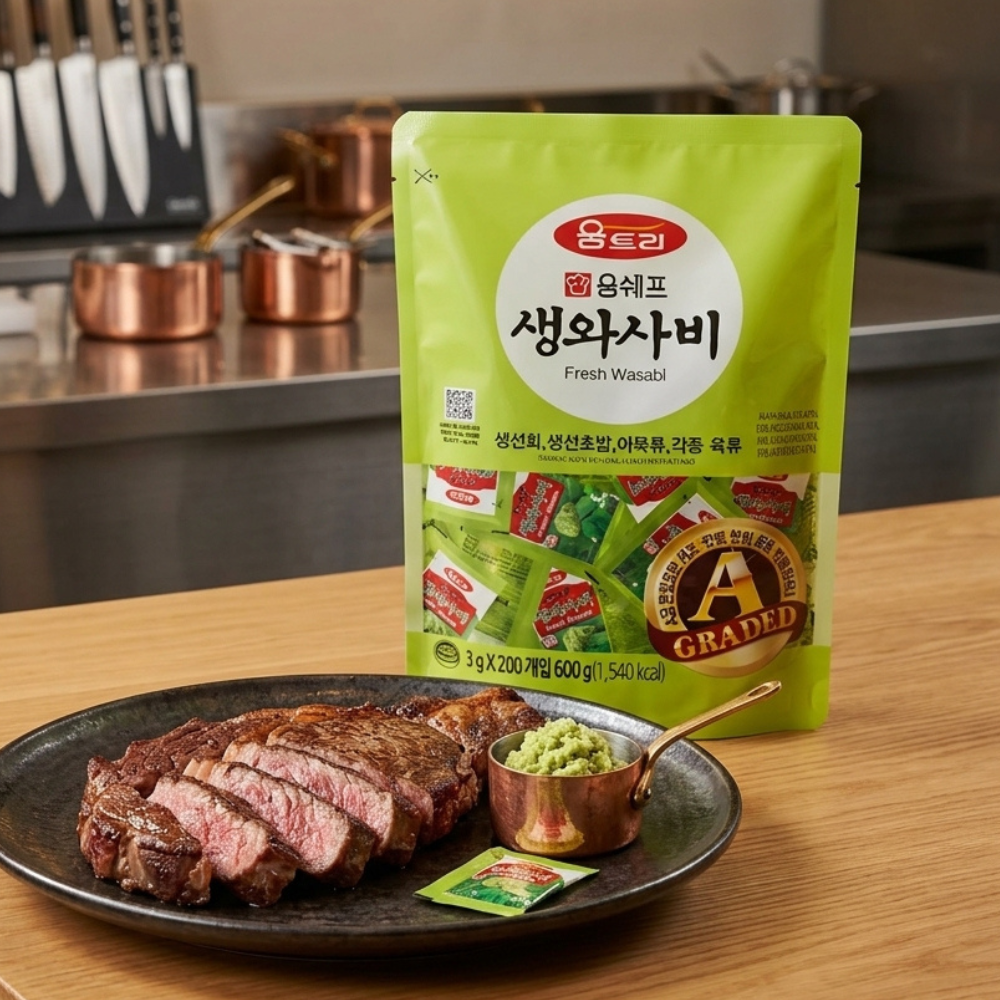 움트리 증정용 생와사비 5g x 200개 증정용 고추냉이 - 상품 이미지