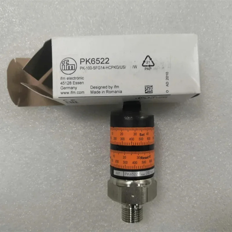 ifm PK6522 PK-100-SFG14-HCPKG/US/ /W 압력 스위치