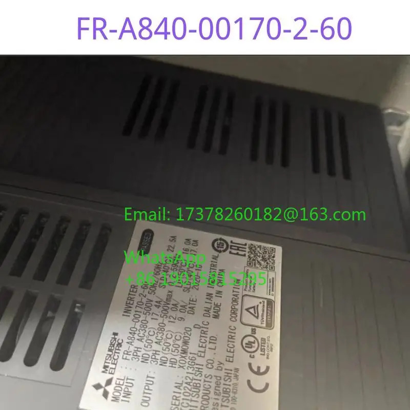 박스형 인버터 FR-A840-00170-2-60 FR A840 00170 2 60 시리즈