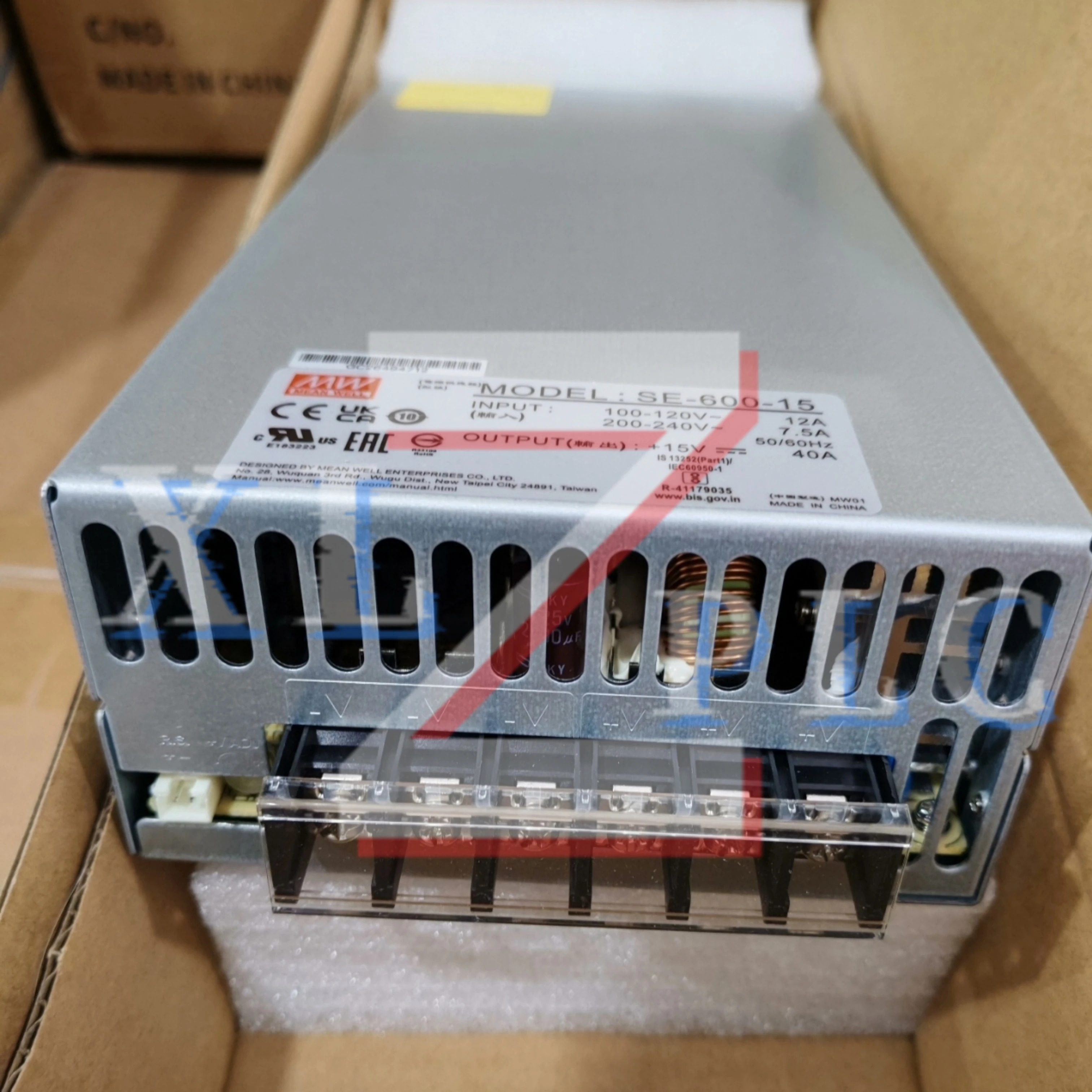 스위치 전원공급장치 SE-600-12 12V SE-600-15 15V SE-600-24 24V SE-600-27 27V SE-600-36 36V 원본