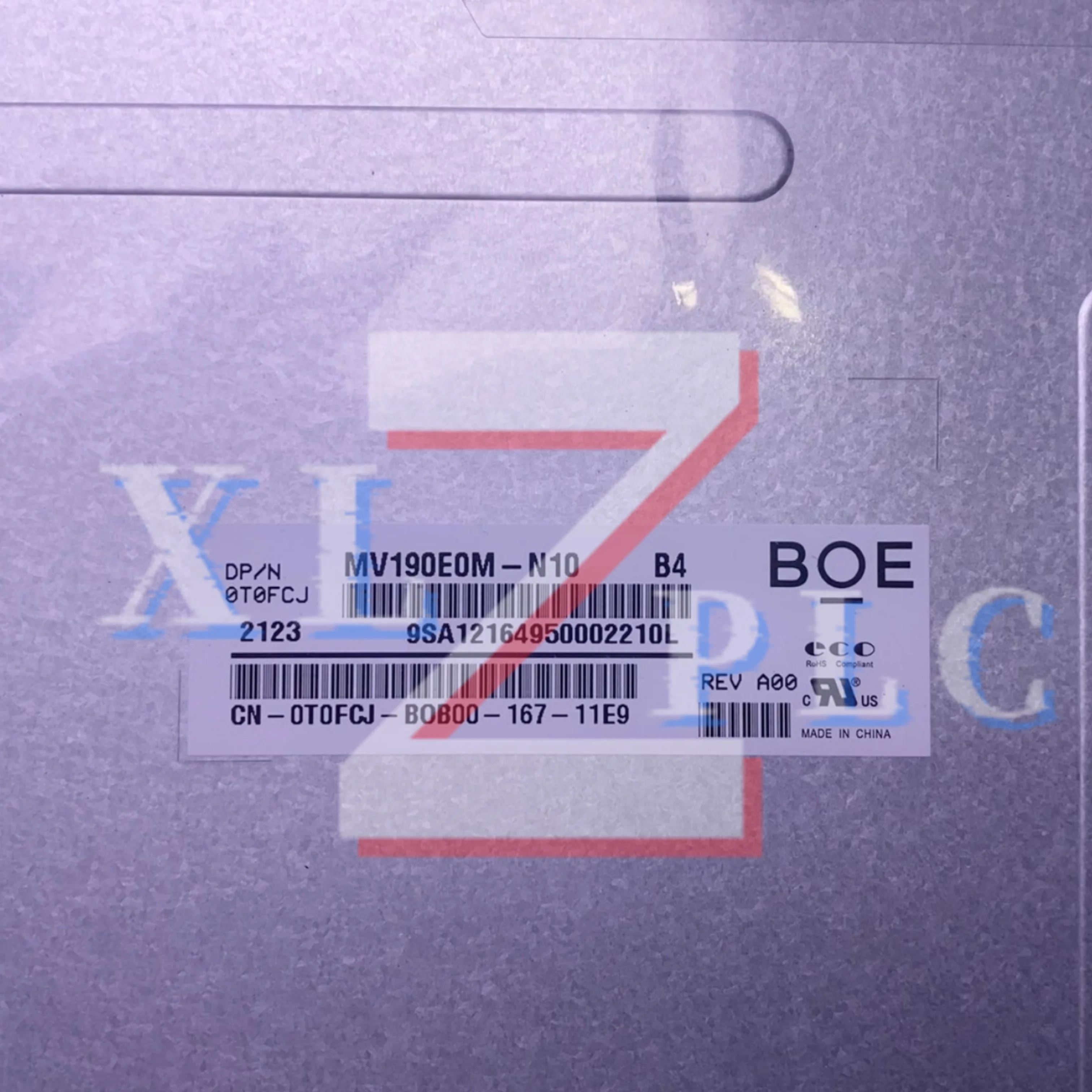LCD 디스플레이 패널 새 MV190E0M-N10