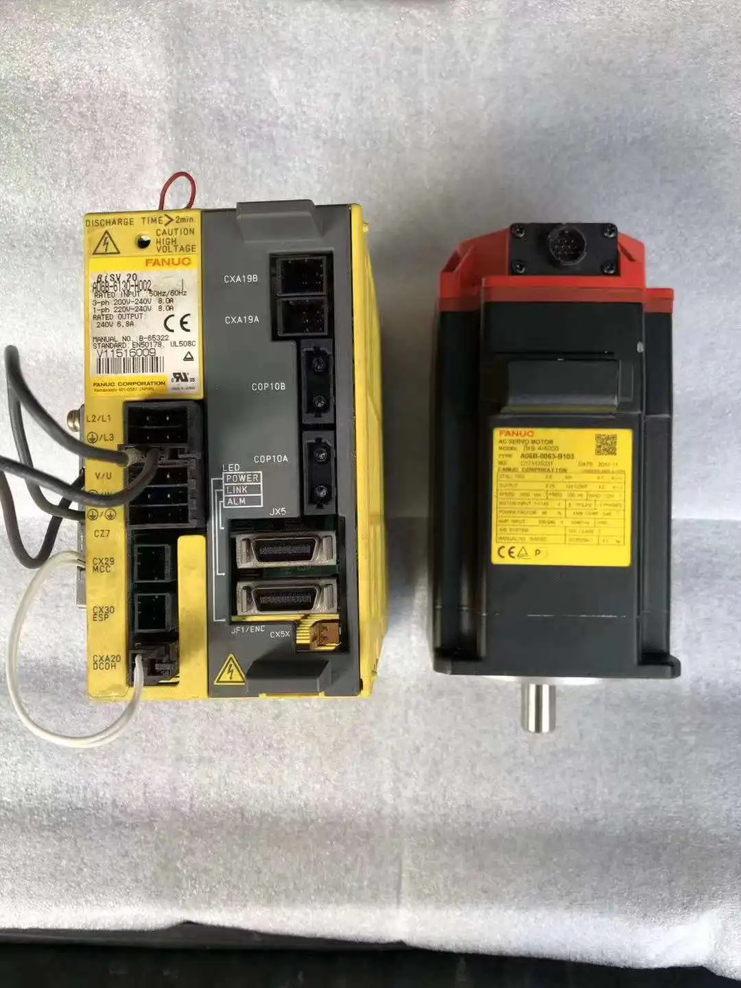 A06B-0115-B704 0037 Fanuc AC 서보모터 리퍼 완료 A06B 0115 B074