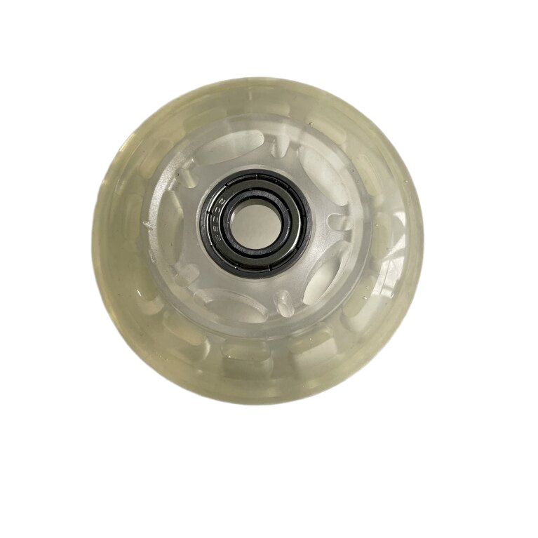 캐리어 바퀴 고무 3인치 직경 70mm PU 우레탄 교체용 조용한 휠 그레이(6900 베어링 보아 10 mm) - 상품 이미지