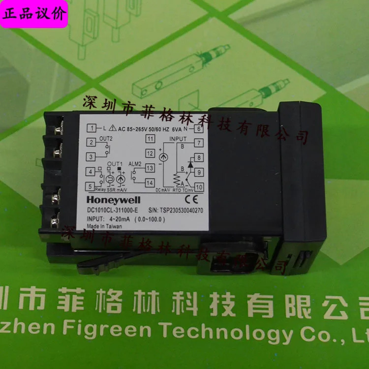 실제 DC1010CL-311000-E 하니웰 온도 조절기